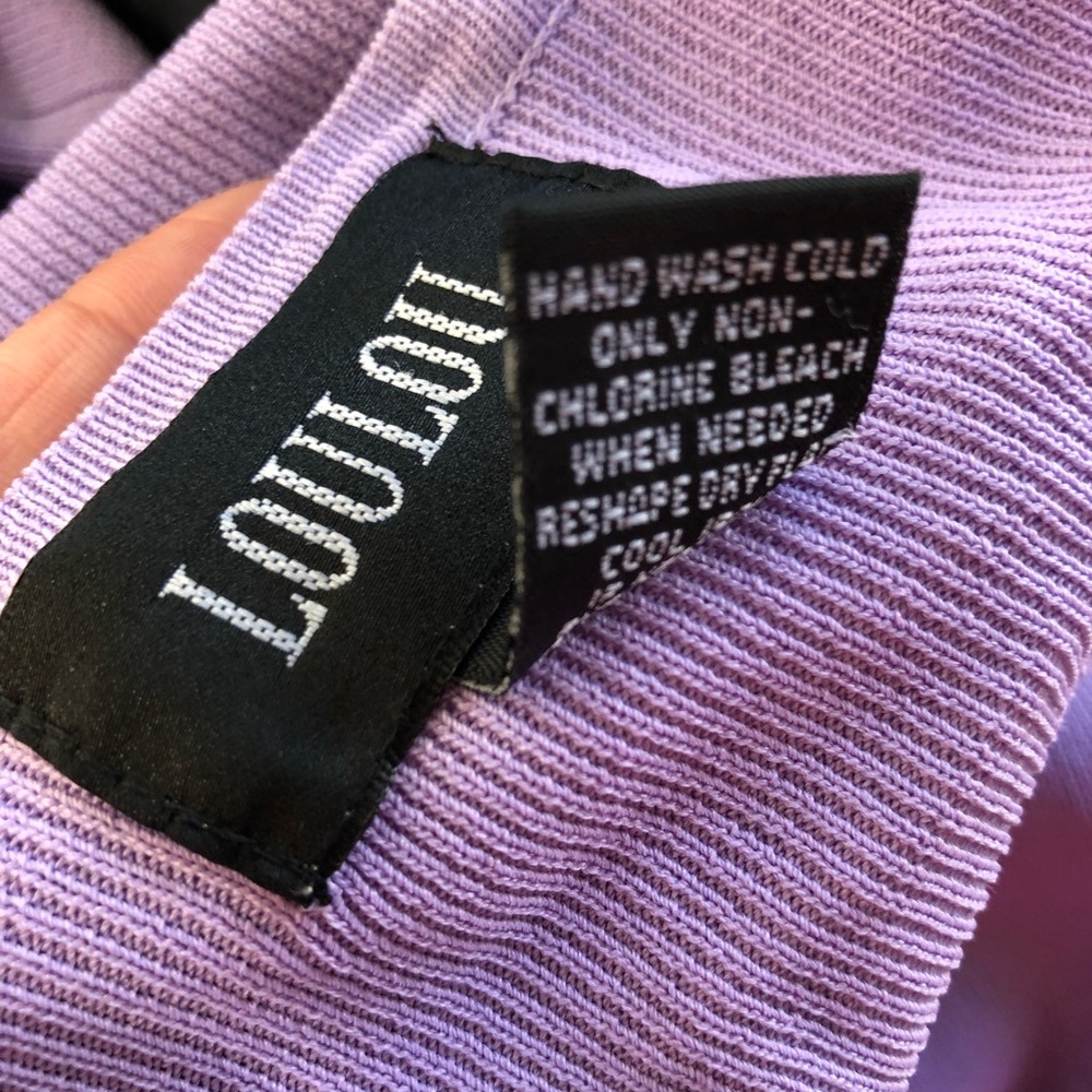 Loulou  purple cardigan 3x (#32) - Picture 8 of 8